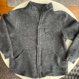 Good Man Brand Men’s Snap Button Shirt Jacket Gray Size XL